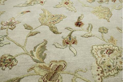 Jaipur White Hand Knotted 90 X 120  Area Rug 901-75524 Image 1