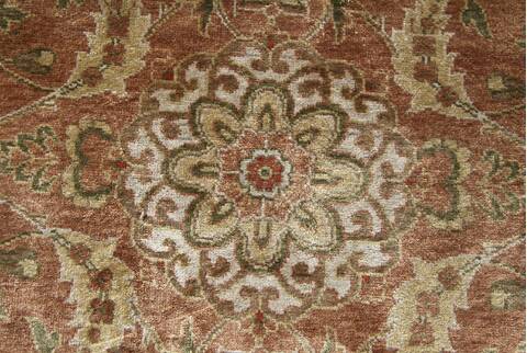 Jaipur Brown Hand Knotted 90 X 120  Area Rug 901-75529 Image 1