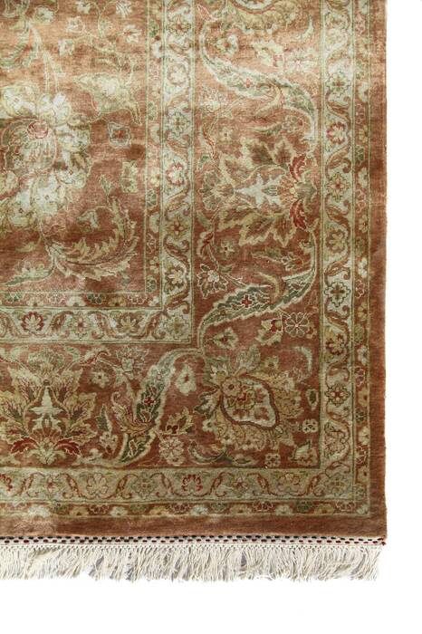 Jaipur Brown Hand Knotted 90 X 120  Area Rug 901-75529 Image 2