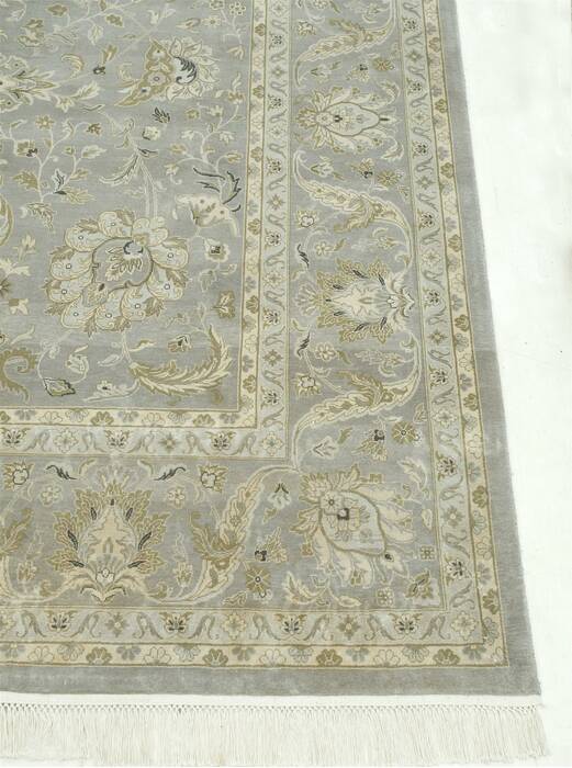 Jaipur Grey Hand Knotted 90 X 120  Area Rug 901-75530 Image 2