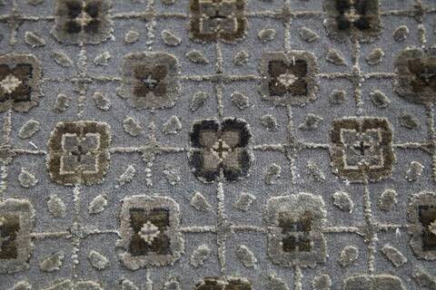 Jaipur Grey Hand Knotted 100 X 140  Area Rug 901-75533 Image 1