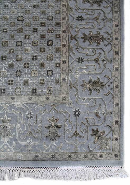 Jaipur Grey Hand Knotted 100 X 140  Area Rug 901-75533 Image 2