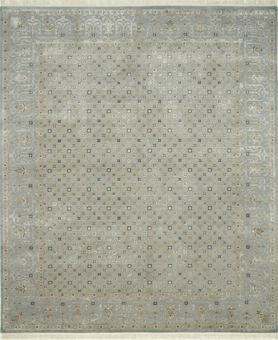 Jaipur Grey Hand Knotted 100 X 140  Area Rug 901-75533 Image 0
