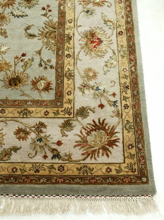 Jaipur Green Hand Knotted 90 X 120  Area Rug 901-75538 Image 2