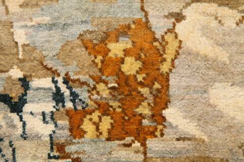 Jaipur Blue Hand Knotted 30 X 46  Area Rug 901-75543 Image 1