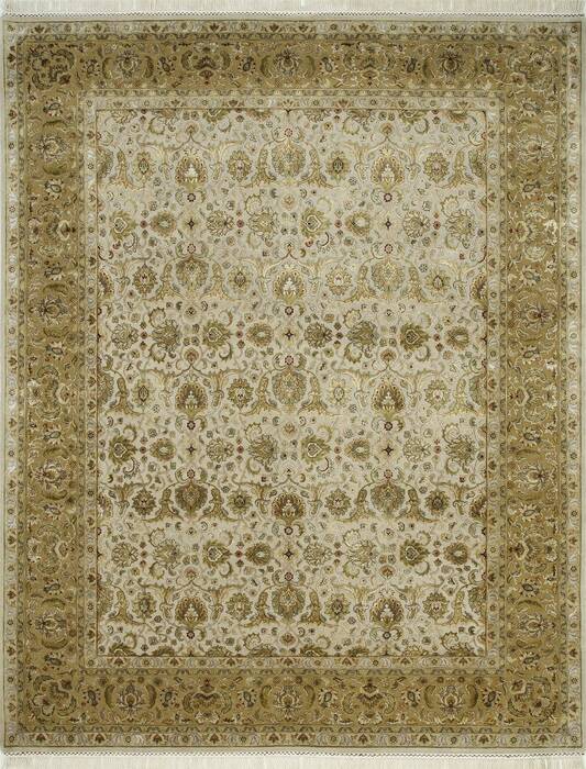Jaipur White Hand Knotted 30 X 50  Area Rug 901-75546 Image 0