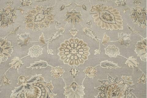 Jaipur Grey Hand Knotted 30 X 50  Area Rug 901-75548 Image 1