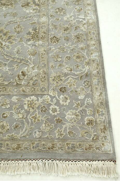 Jaipur Grey Hand Knotted 40 X 60  Area Rug 901-75551 Image 2