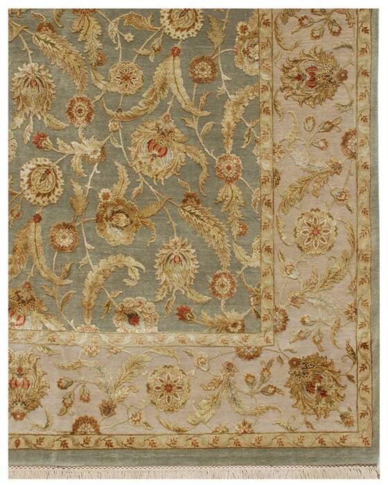 Jaipur Blue Hand Knotted 40 X 60  Area Rug 901-75553 Image 2