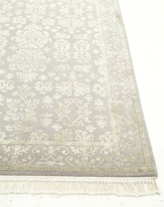 Jaipur Grey Hand Knotted 40 X 60  Area Rug 901-75560 Image 2