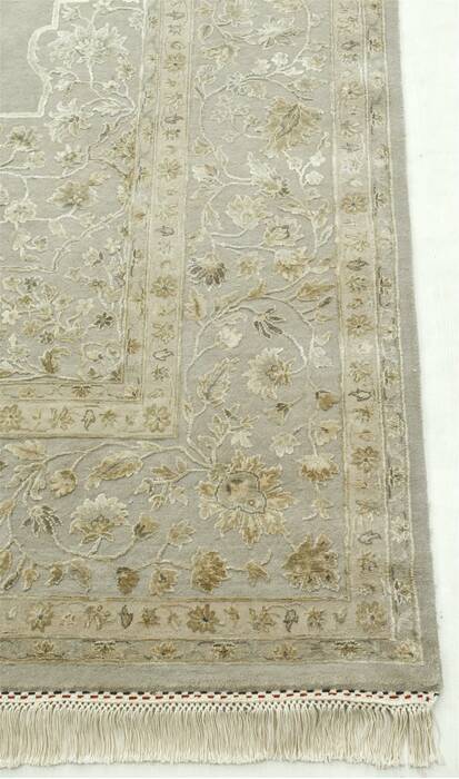 Jaipur Grey Hand Knotted 60 X 90  Area Rug 901-75567 Image 2