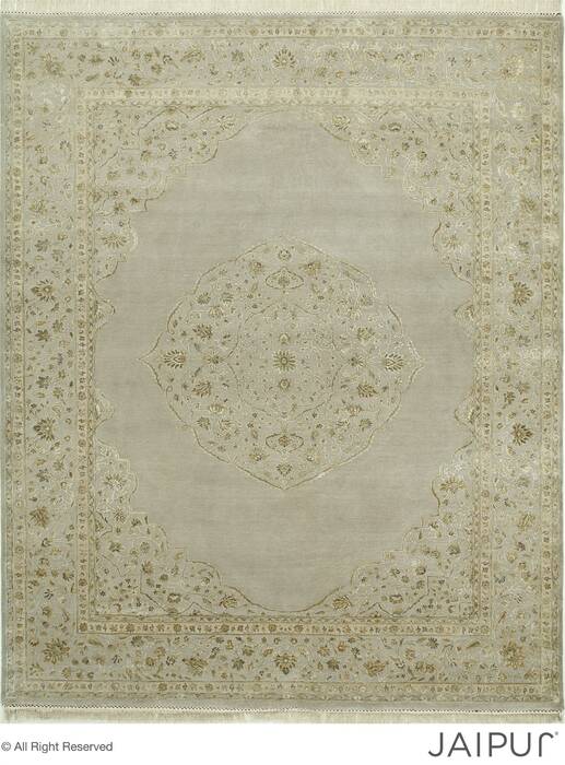 Jaipur Grey Hand Knotted 60 X 90  Area Rug 901-75567 Image 0
