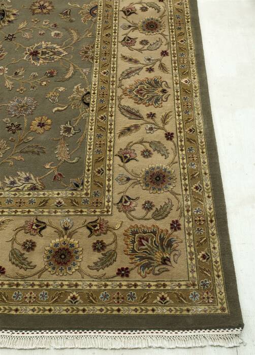 Jaipur Green Hand Knotted 83 X 116  Area Rug 901-75583 Image 2