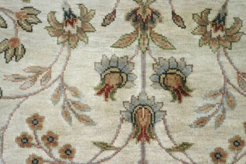 Jaipur White Hand Knotted 80 X 100  Area Rug 901-75594 Image 1