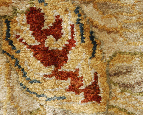 Jaipur Beige Hand Knotted 66 X 910  Area Rug 901-75606 Image 1