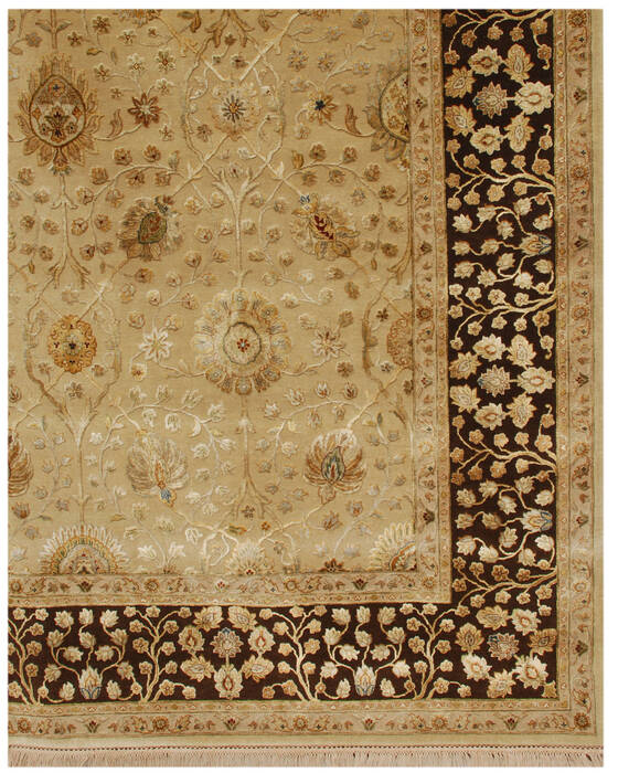 Jaipur Beige Hand Knotted 66 X 910  Area Rug 901-75606 Image 2