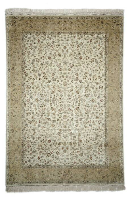 Jaipur White Hand Knotted 60 X 90  Area Rug 901-75611 Image 0