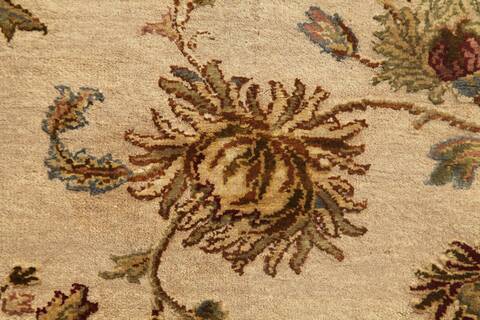 Jaipur Beige Hand Knotted 80 X 100  Area Rug 901-75618 Image 1