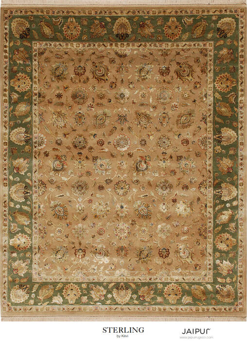 Jaipur Brown Hand Knotted 40 X 60  Area Rug 901-75631 Image 0