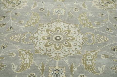 Jaipur Grey Hand Knotted 66 X 910  Area Rug 901-75637 Image 1