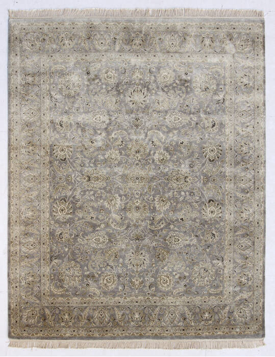 Jaipur Grey Hand Knotted 66 X 910  Area Rug 901-75637 Image 0