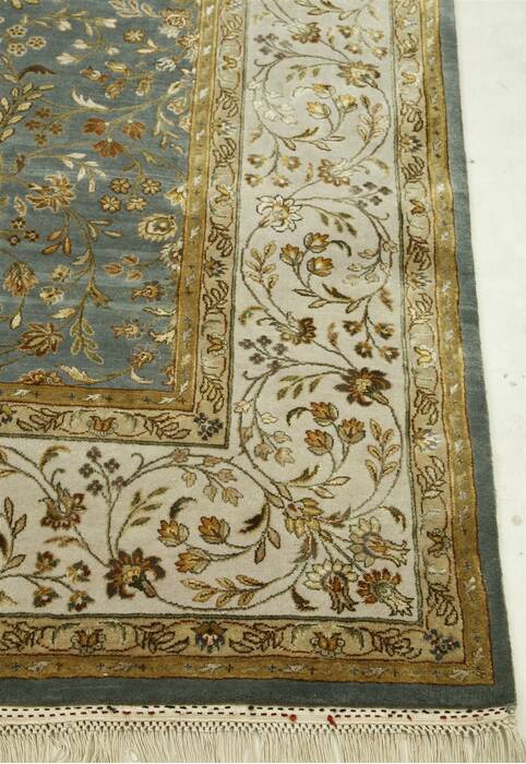 Jaipur Blue Hand Knotted 80 X 100  Area Rug 901-75639 Image 2