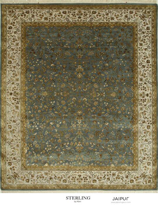 Jaipur Blue Hand Knotted 80 X 100  Area Rug 901-75639 Image 0