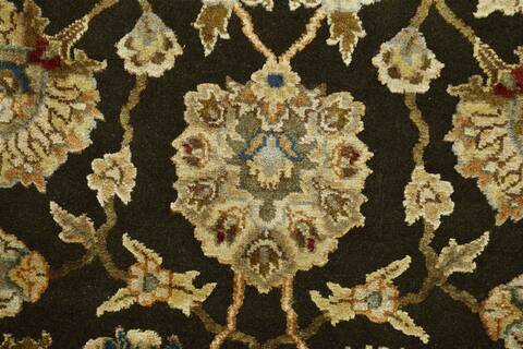 Jaipur Brown Hand Knotted 80 X 100  Area Rug 901-75641 Image 1