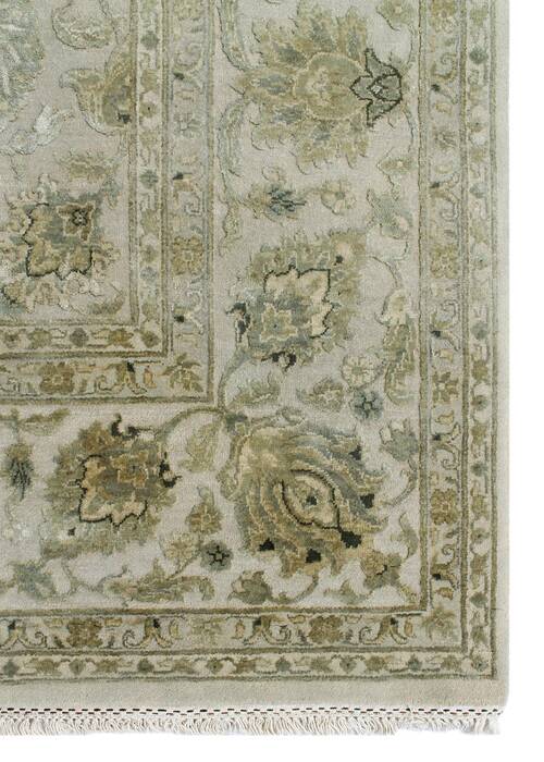 Jaipur White Hand Knotted 40 X 60  Area Rug 901-75643 Image 2