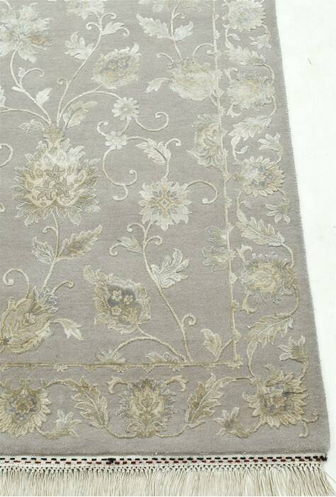 Jaipur Grey Hand Knotted 66 X 910  Area Rug 901-75648 Image 2
