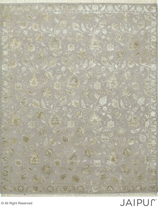 Jaipur Grey Hand Knotted 66 X 910  Area Rug 901-75648 Image 0