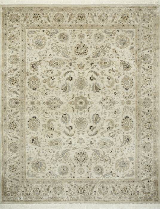 Jaipur Beige Hand Knotted 66 X 910  Area Rug 901-75649 Image 0