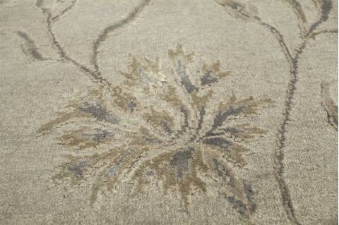 Jaipur Grey Hand Knotted 66 X 910  Area Rug 901-75651 Image 1