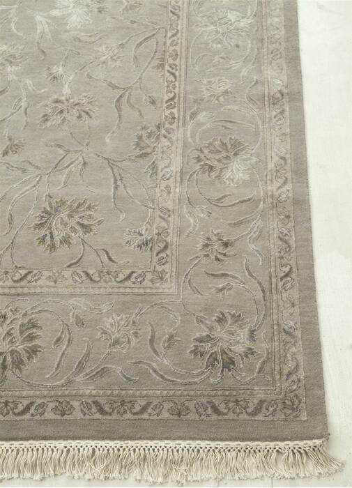 Jaipur Grey Hand Knotted 66 X 910  Area Rug 901-75651 Image 2