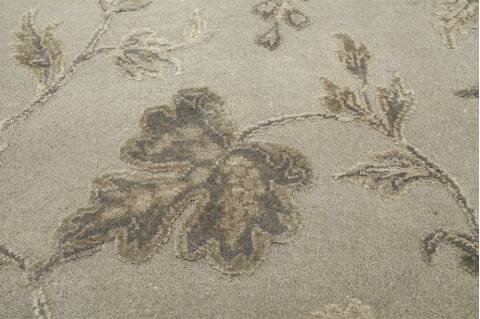 Jaipur Grey Hand Knotted 66 X 910  Area Rug 901-75652 Image 1