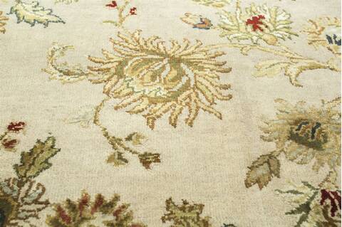 Jaipur White Hand Knotted 80 X 100  Area Rug 901-75661 Image 1