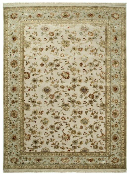 Jaipur White Hand Knotted 80 X 100  Area Rug 901-75661 Image 0