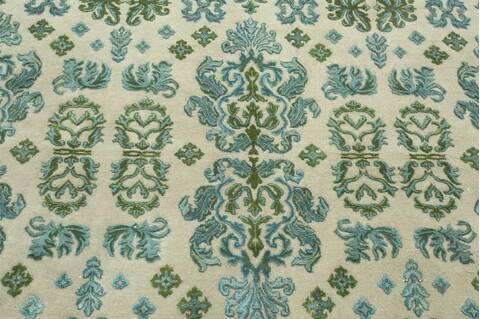 Jaipur Beige Hand Knotted 80 X 100  Area Rug 901-75668 Image 1