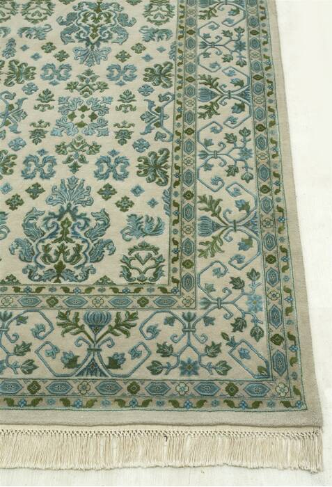 Jaipur Beige Hand Knotted 80 X 100  Area Rug 901-75668 Image 2