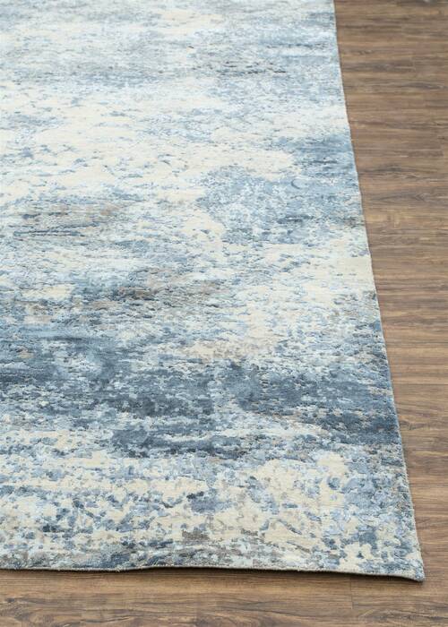 Jaipur Blue Hand Knotted 80 X 100  Area Rug 901-75669 Image 2