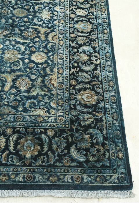Jaipur Blue Hand Knotted 80 X 100  Area Rug 901-75674 Image 2