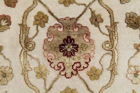 Jaipur White Hand Knotted 40 X 60  Area Rug 901-75680 Image 1