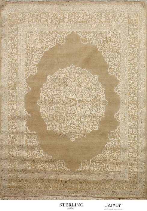 Jaipur Brown Hand Knotted 66 X 910  Area Rug 901-75686 Image 0