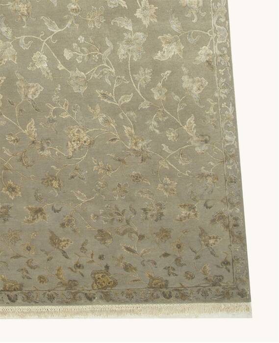 Jaipur Grey Hand Knotted 66 X 910  Area Rug 901-75687 Image 2