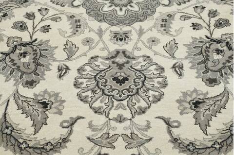 Jaipur White Hand Knotted 80 X 100  Area Rug 901-75695 Image 1