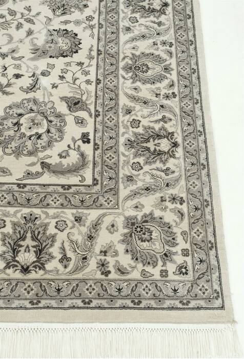 Jaipur White Hand Knotted 80 X 100  Area Rug 901-75695 Image 2