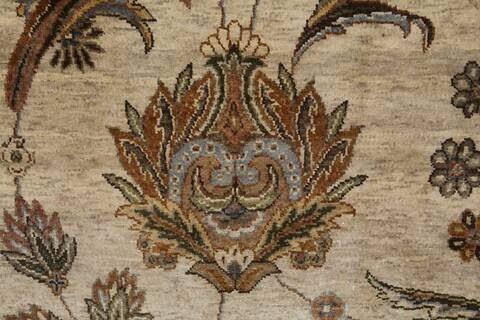 Jaipur White Hand Knotted 66 X 910  Area Rug 901-75713 Image 1