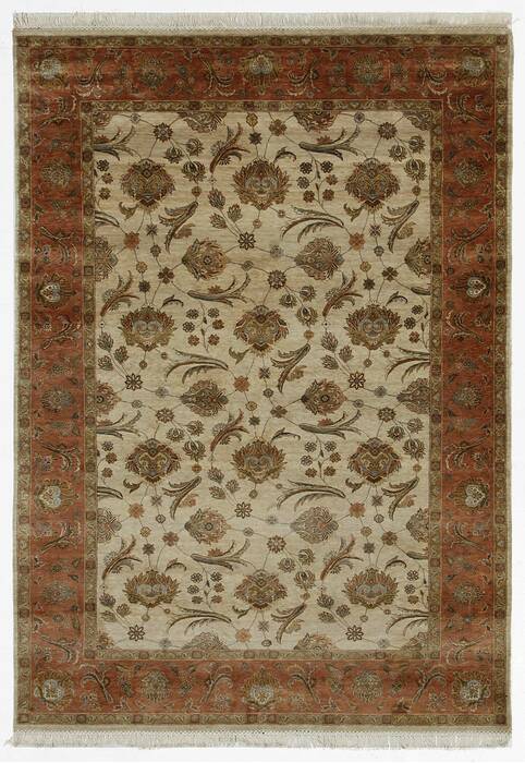 Jaipur White Hand Knotted 66 X 910  Area Rug 901-75713 Image 0