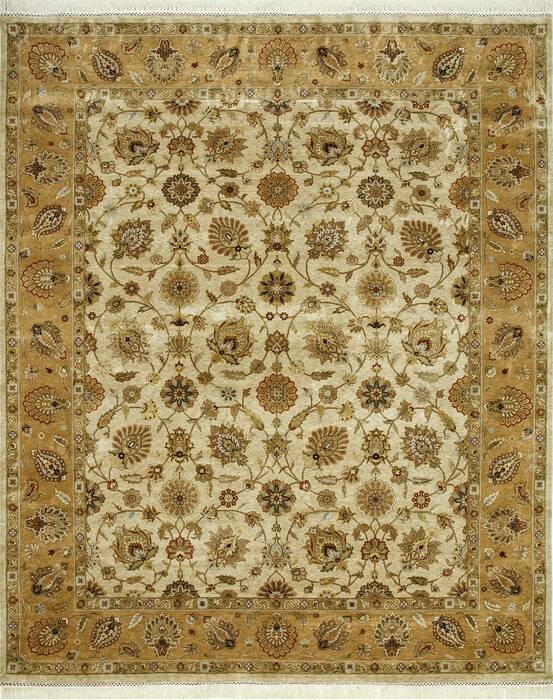 Jaipur Beige Hand Knotted 60 X 90  Area Rug 901-75719 Image 0