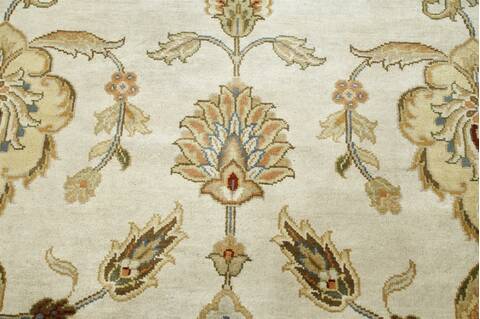 Jaipur White Hand Knotted 60 X 90  Area Rug 901-75722 Image 1